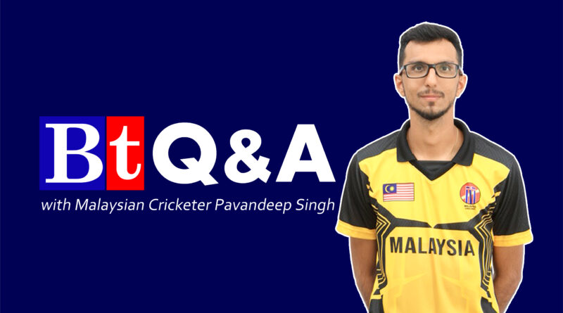 Malaysian Cricketer Pavandeep Singh