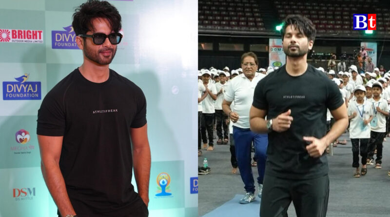 Shahid Kapoor Leads by Example at International Yoga Day 2026